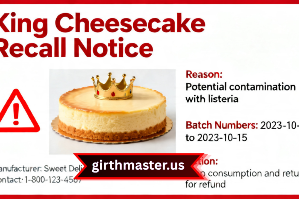 king cheesecake recall